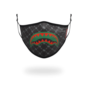 ADULT SPUCCI (BLACK) FORM-FITTING FACE MASK