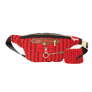 REVERSE SHARKS IN PARIS CROSSBODY (RED)