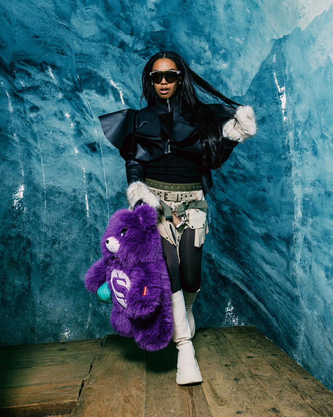FURZILLA SHARK (PURP) MONEYBEAR BACKPACK - Image 6