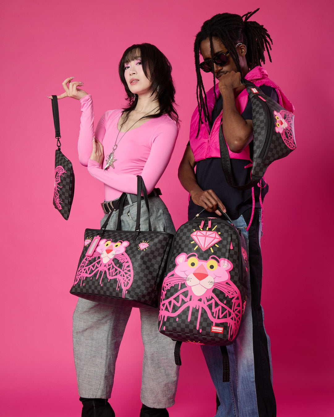 PINK PANTHER DIAMOND SHARK SAVVY CROSSBODY - Image 5