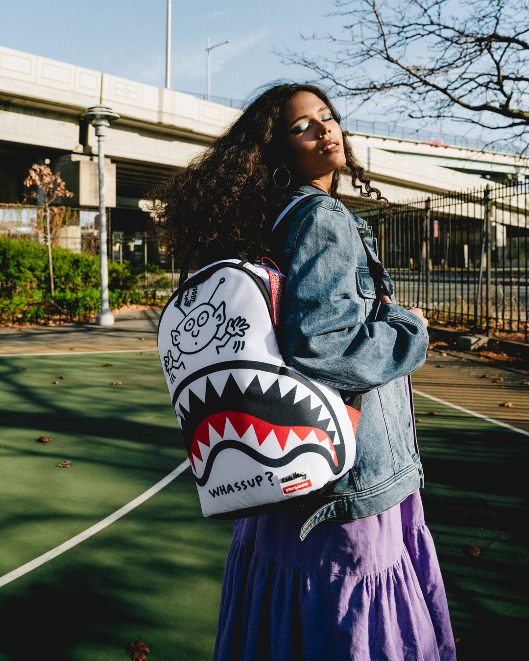 KEITH HARING WHASSUP ALIEN DLX BACKPACK - Image 2