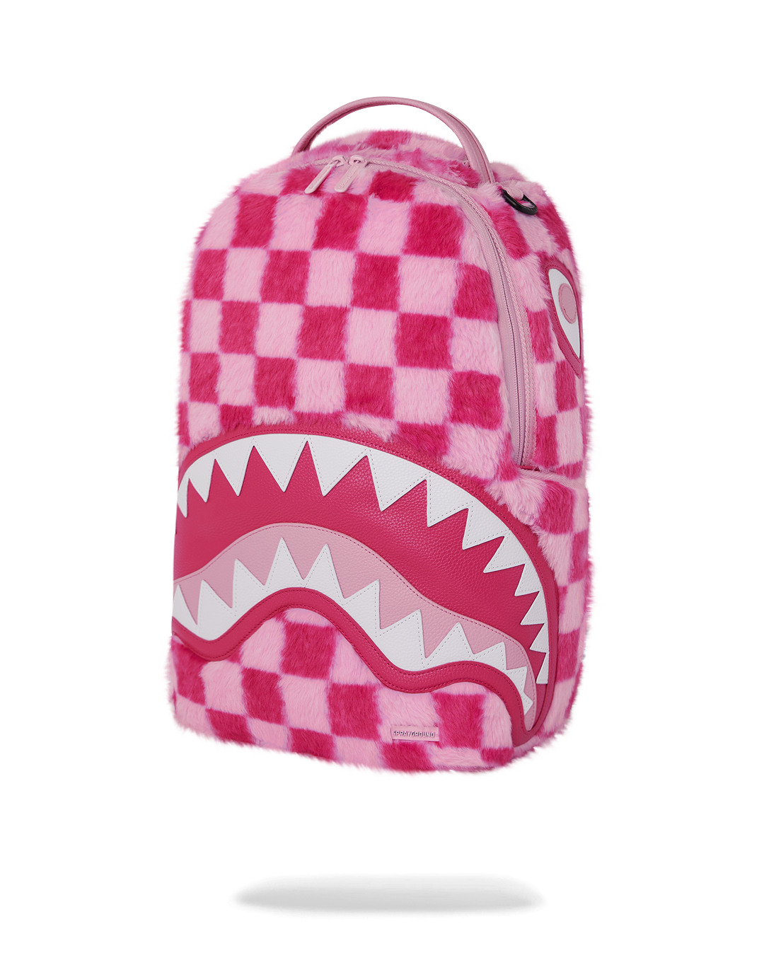 FURZILLA SHARK (PINK CHECK) BACKPACK - Image 3