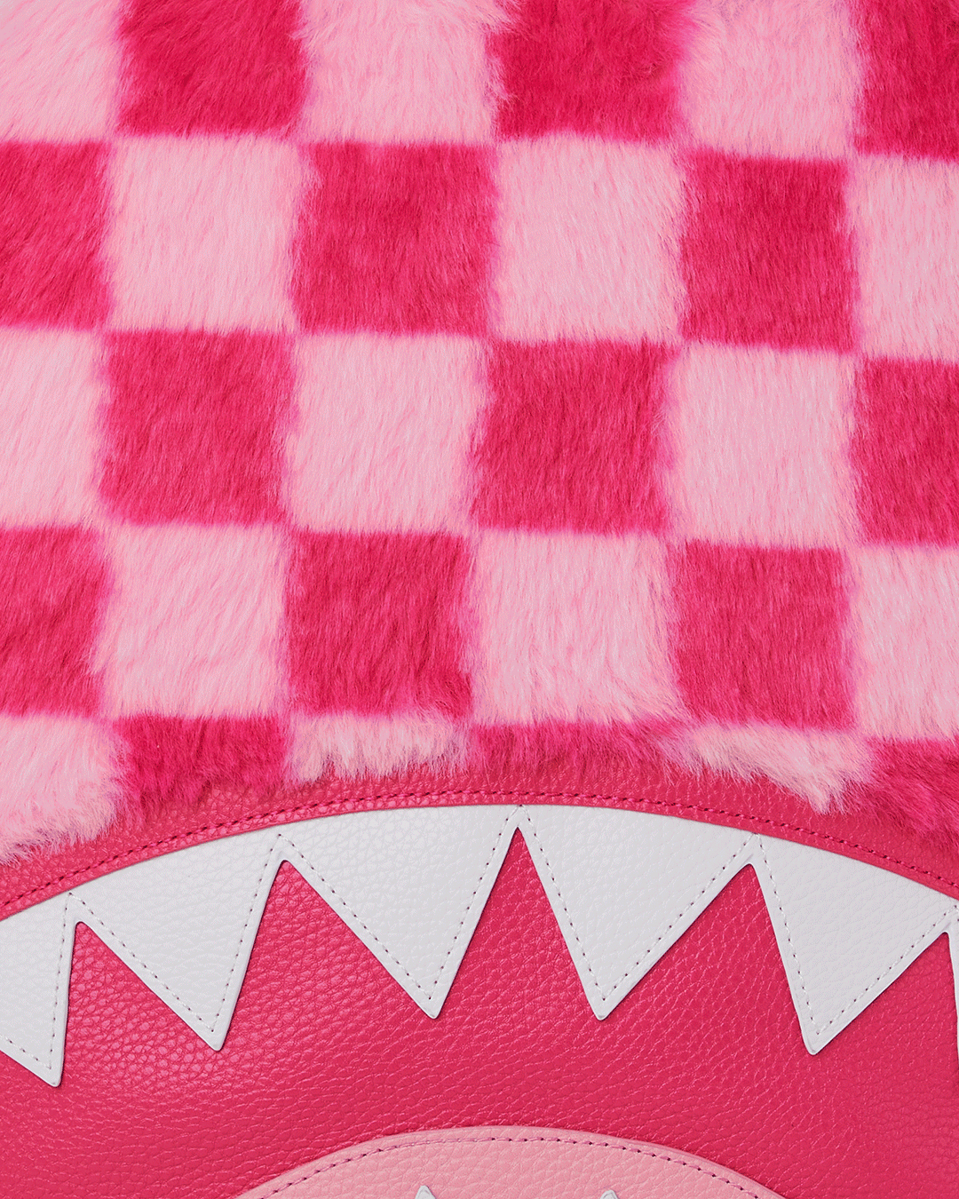 FURZILLA SHARK (PINK CHECK) BACKPACK - Image 14