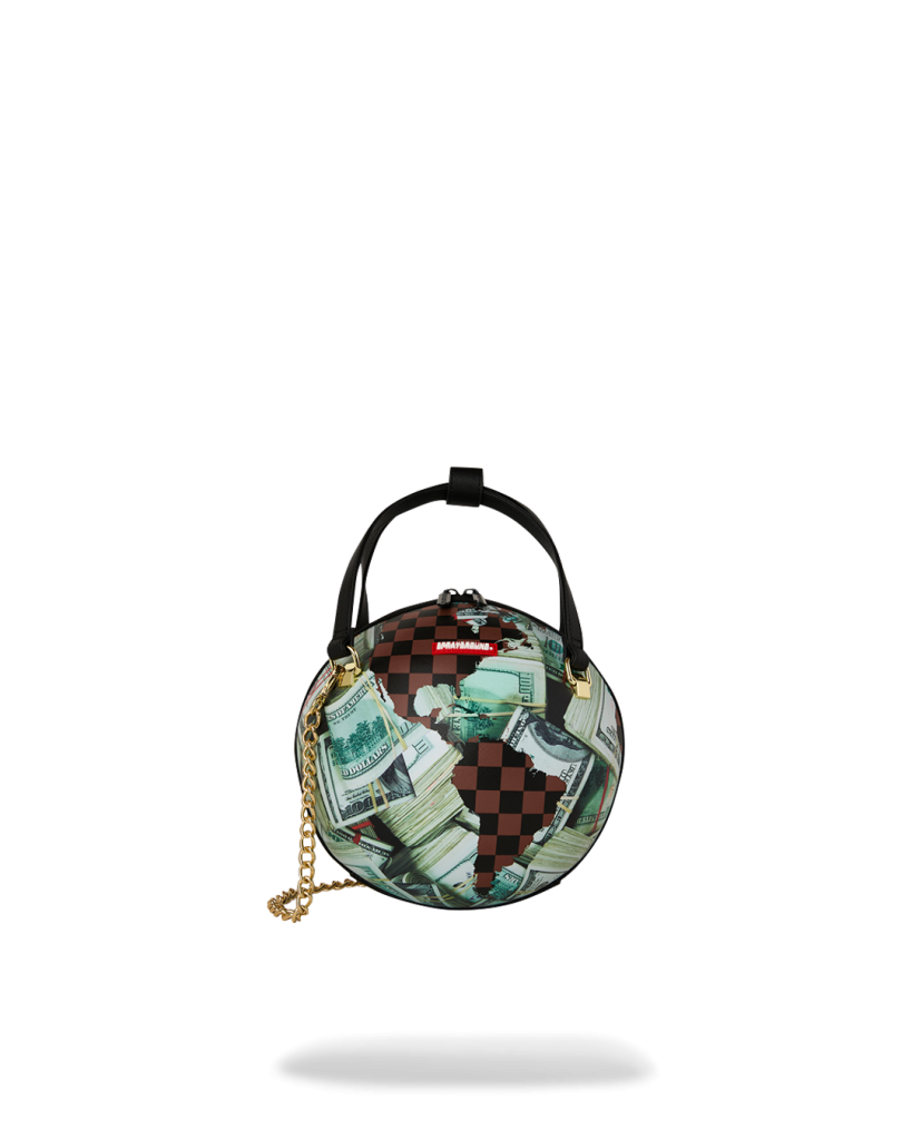 FULLY LOADED GLOBE HANDBAG