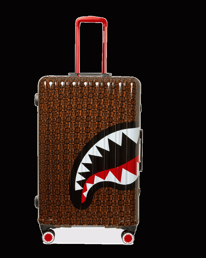 FRENZY SHARKS SHARKNAUTICS HARDSHELL FULL-SIZE LUGGAGE