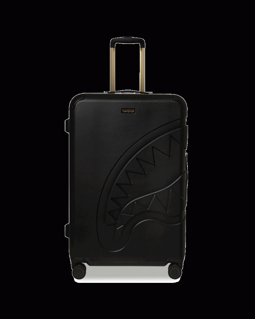 REALITY CHECK SHARKITECTURE FULL-SIZE JETBLACK LUGGAGE (GOLD HARDWARE)