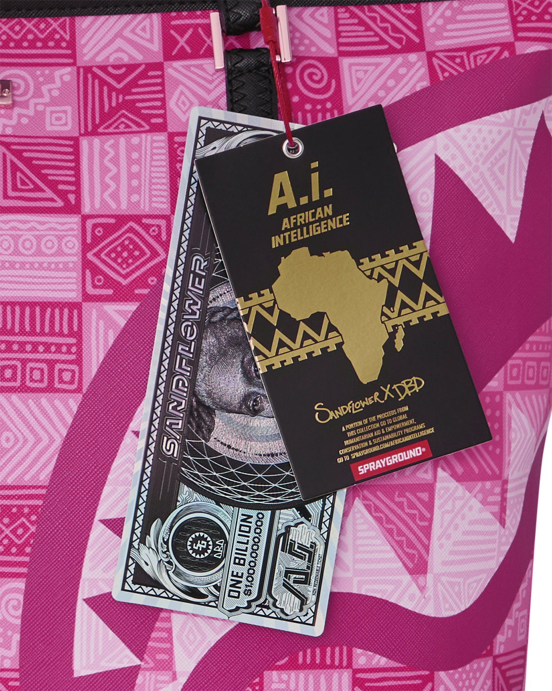 A.I. AFRICAN INTELLIGENCE THE SUNSET RESET TOTE - SANDFLOWER COLLAB - Image 8