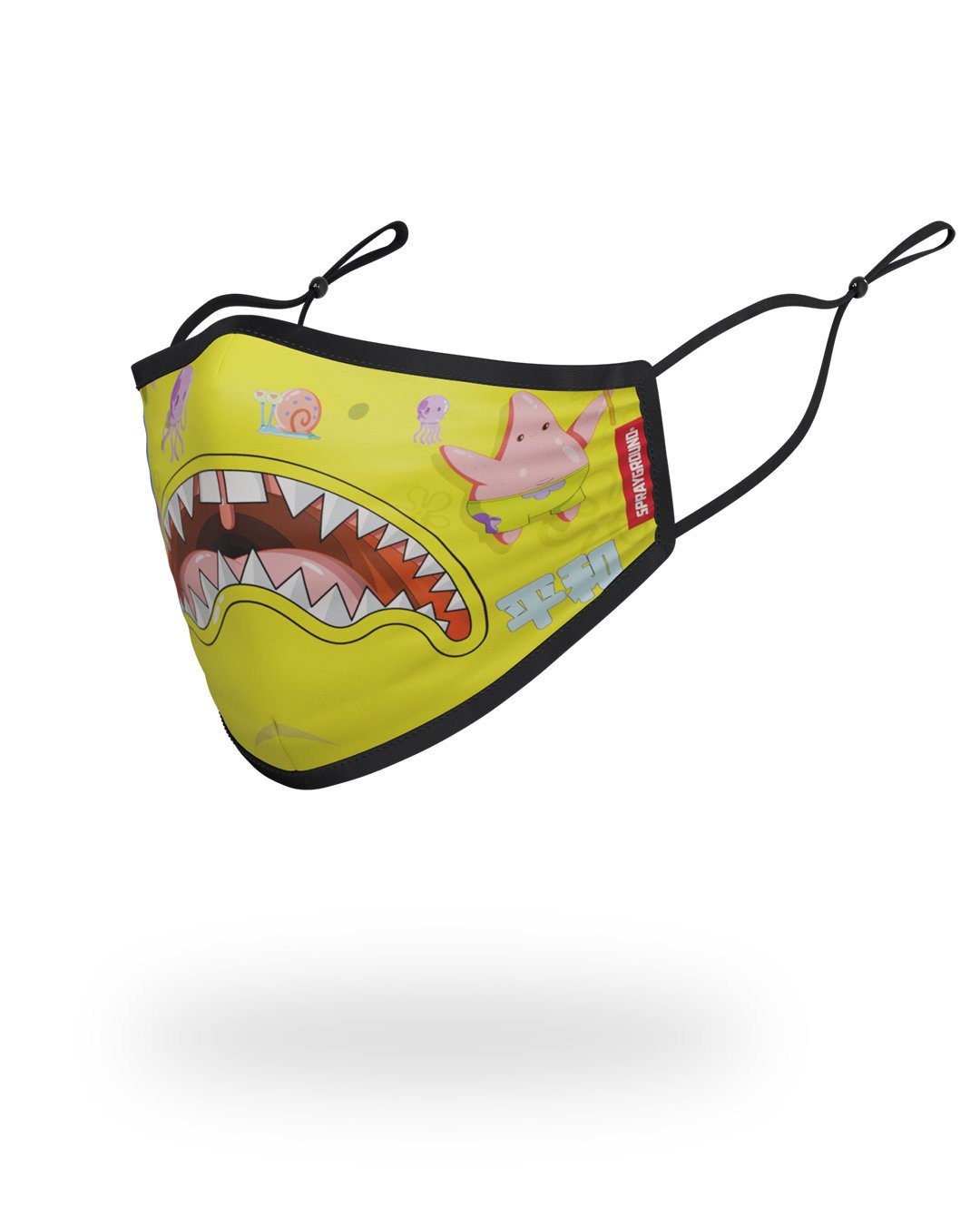 ADULT SPONGEBOB JAPAN SHARK FORM FITTING FACE-COVERING - Image 2
