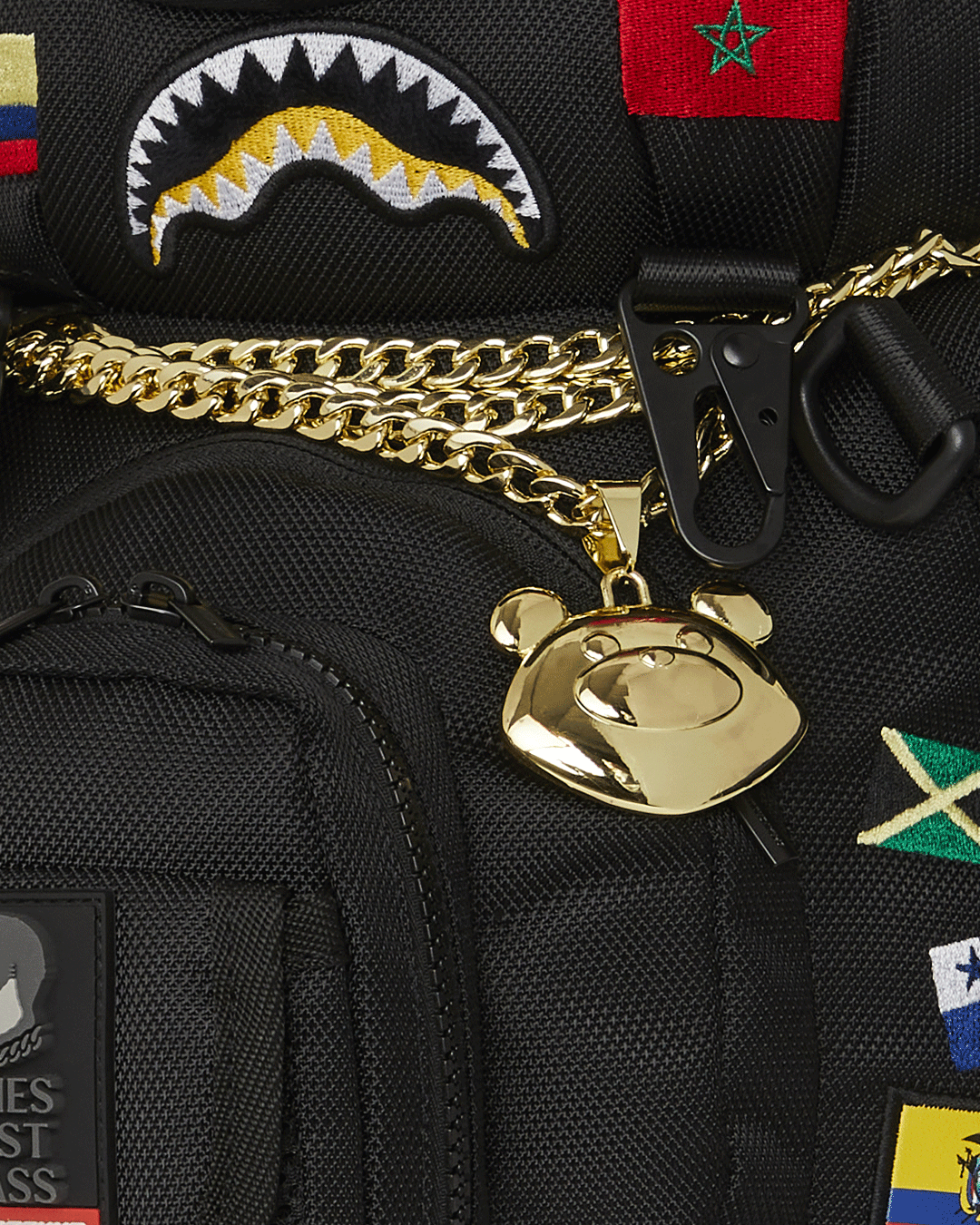 JAMES FIRST CLASS GLOBAL FLAGS MONEYBEAR BACKPACK - Image 9
