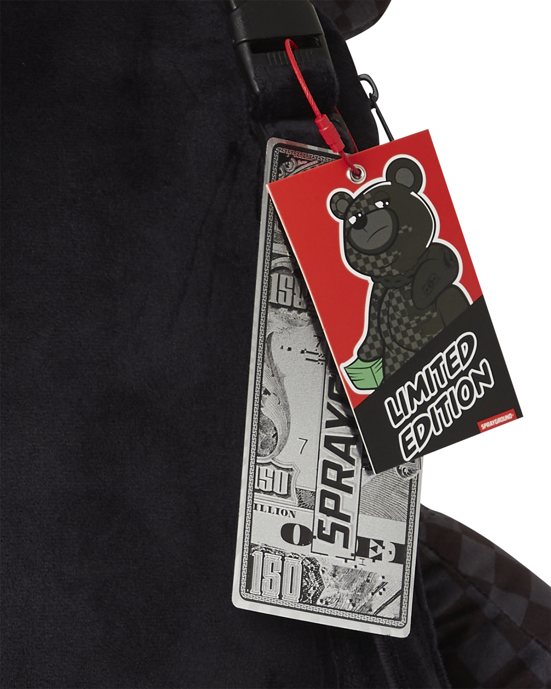 SPEED SHARK SIDE SWIPE MONEYBEAR TEDDY BEAR BACKPACK - Image 15