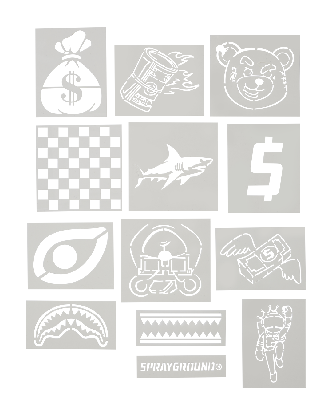 GRAFFITI ARTIST - DESIGN YOUR OWN BACKPACK - 9 STENCILS INCLUDED - Image 2