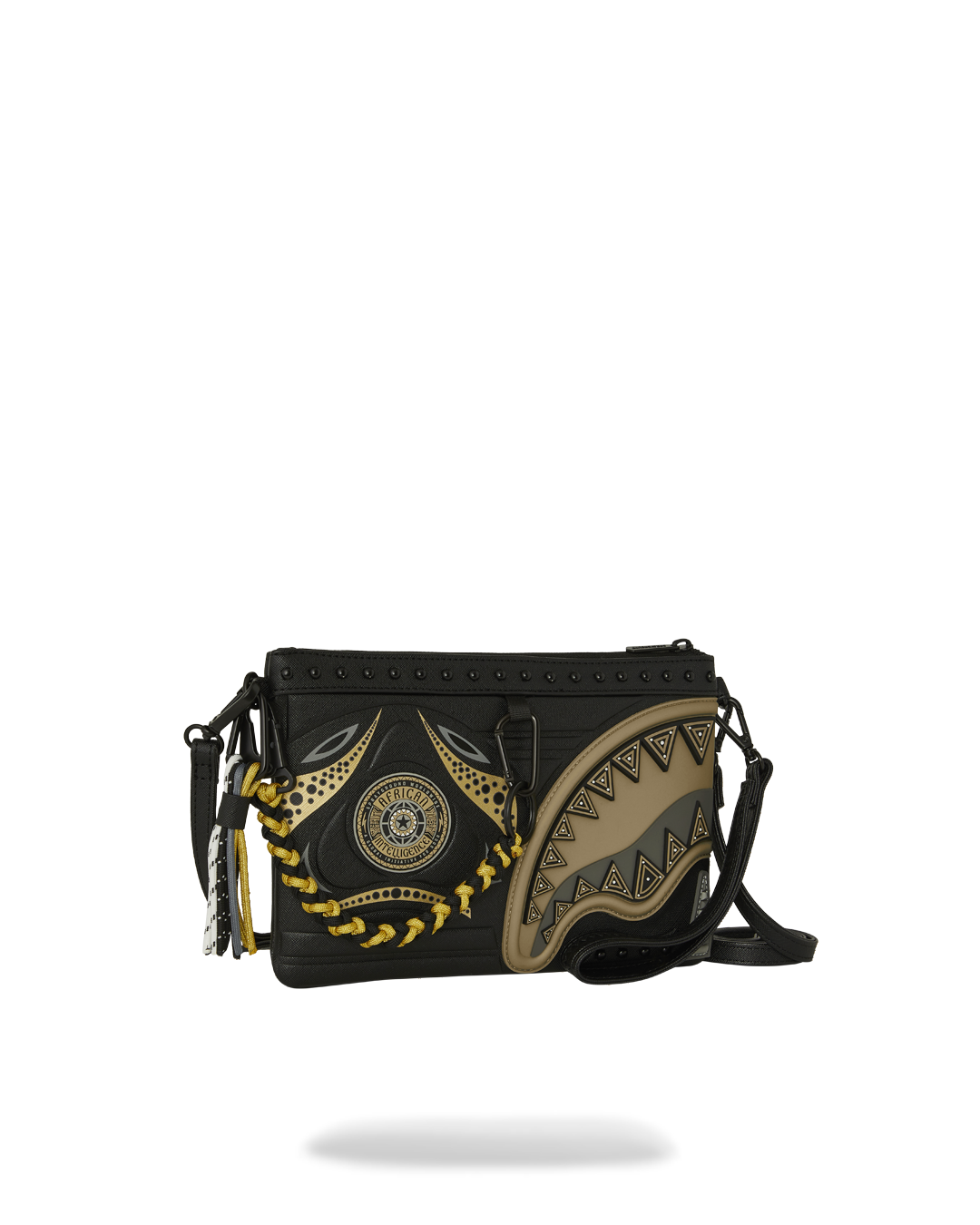 A.I. AFRICAN INTELLIGENCE SHARKS OF THE GOLD OCEAN CROSSOVER CLUTCH ?C SANDFLOWER COLLAB - Image 3