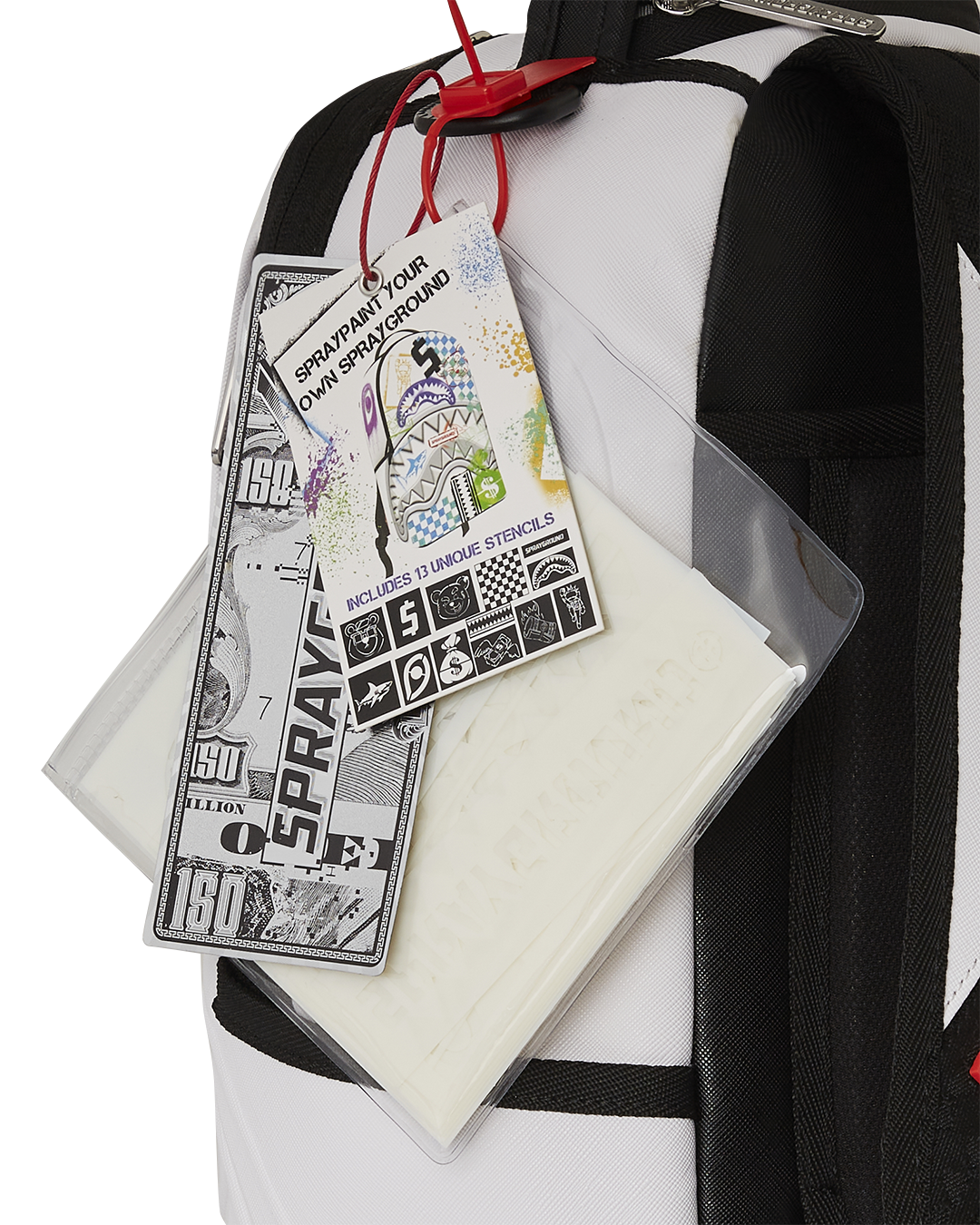 GRAFFITI ARTIST - DESIGN YOUR OWN BACKPACK - 9 STENCILS INCLUDED - Image 24