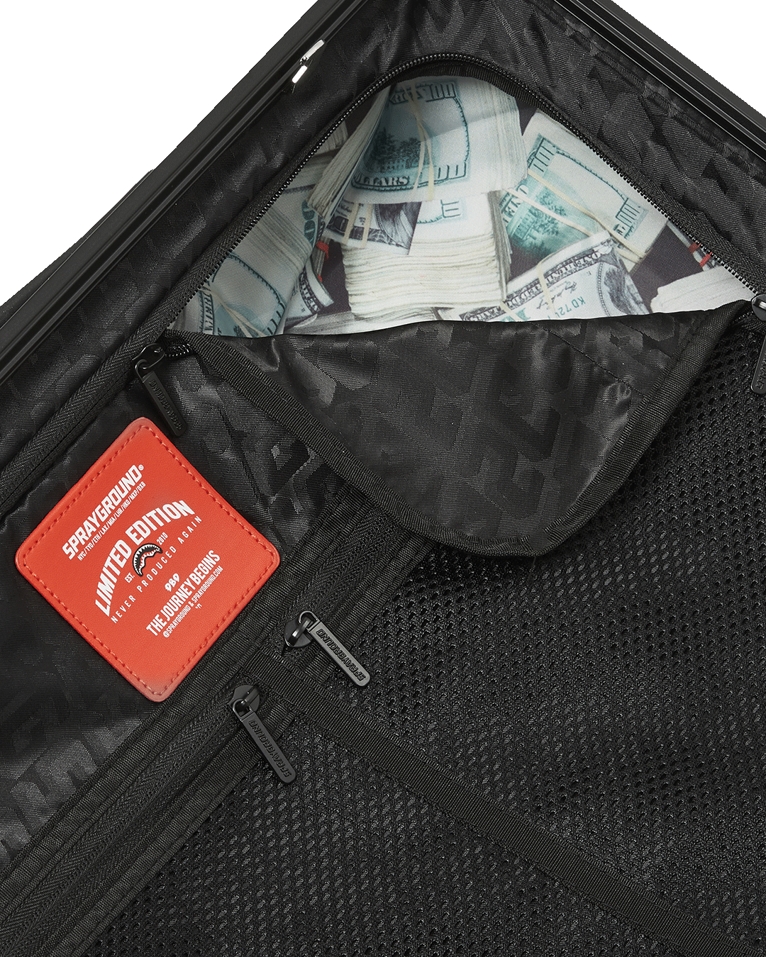 MIDNIGHT MAGIC SHARKS IN PARIS HARD SHELL CARRY-ON LUGGAGE - Image 14